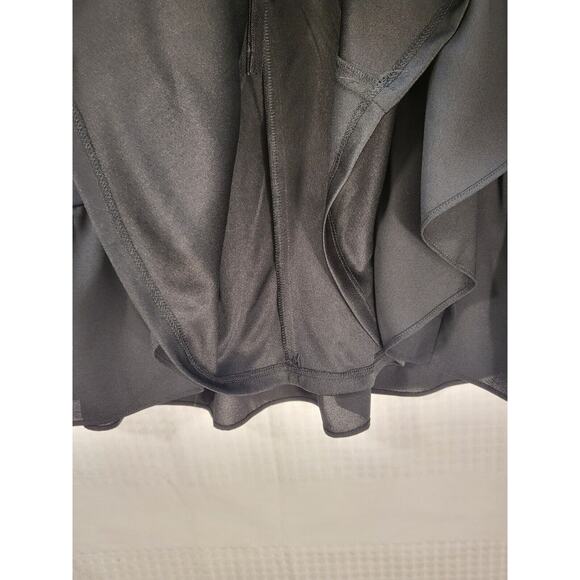 Kellywood Dress Size Medium Black Halter Tie Strap Frill Detail Sundress - Picture 3 of 10